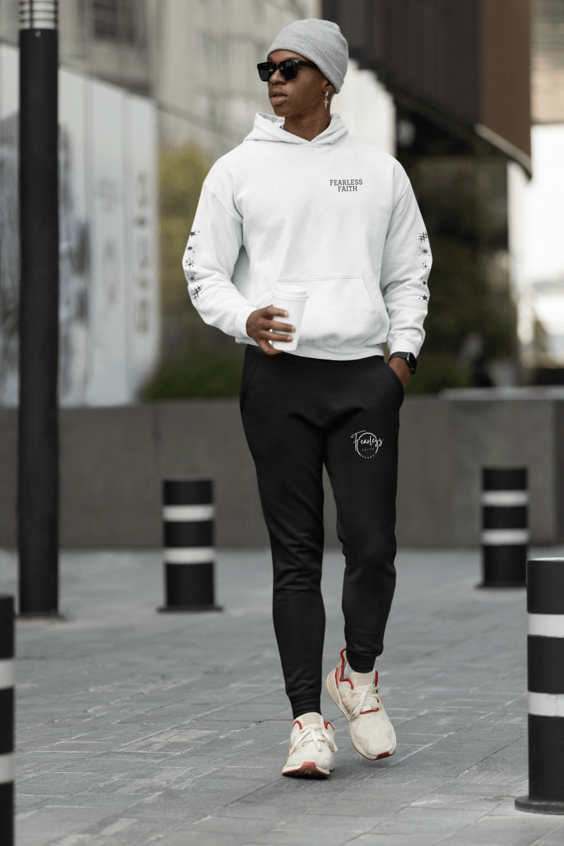 Fearless Faith Apparel Logo Embroidered Premium Joggers - Fearless Faith Apparel